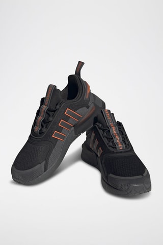 Sneakers Nmd_V3 - Zwart en Oranje