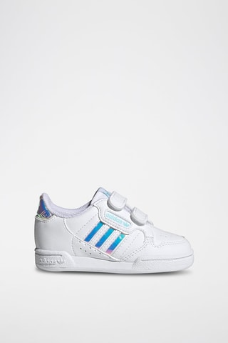 Leren Sneakers Continental 80 Stripes Cf- Wit