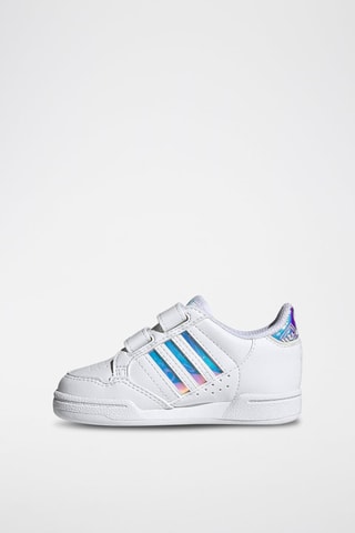 Leren Sneakers Continental 80 Stripes Cf- Wit