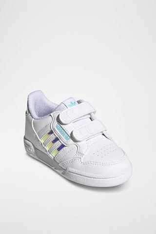 Leren Sneakers Continental 80 Stripes Cf- Wit