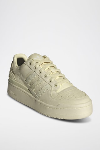 Nubuck Sneakers Forum Bold Stripes - Beige