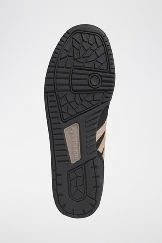 Hoge Leren Sneakers Rivalry Mid 001- Zwart en Beige