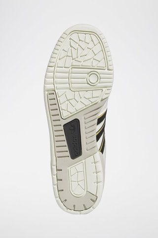 Leren Sneakers Rivalry 86 Low- Wit, zwart en goudkleurig