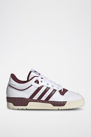Volnerf Leren Sneakers Rivalry Low 86- Wit en Bordeauxrood