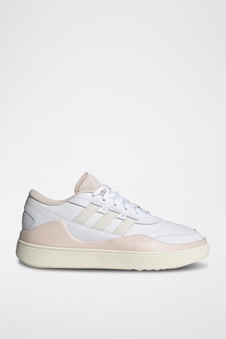 Leren Sneakers Osade- Wit en Beige