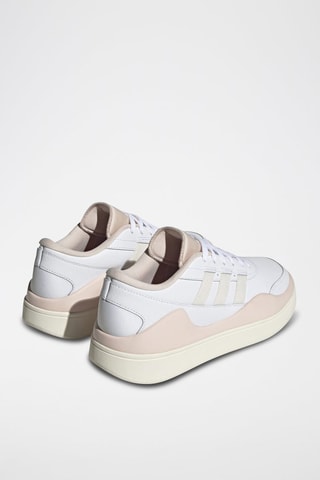 Leren Sneakers Osade- Wit en Beige