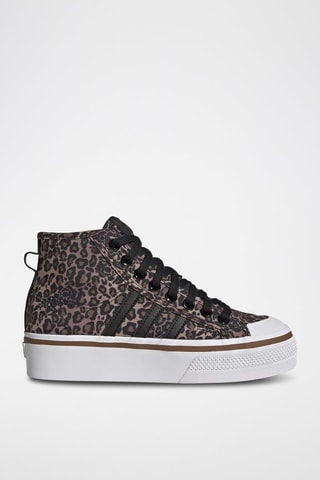 Sneakers Nizza Platform Mid - Oudroze en Zwart