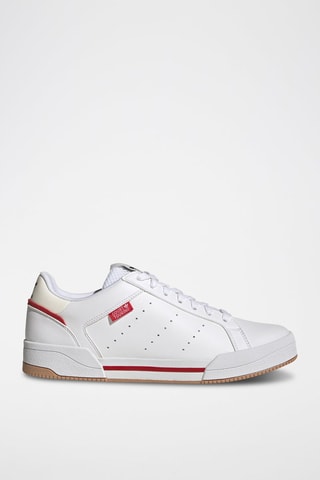 Leren Sneakers Court Tourino Wit