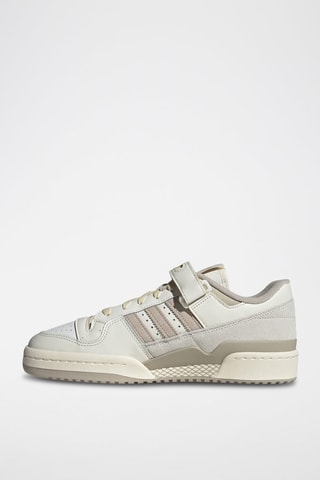 Leren Sneakers Forum 84 Low- Wit en Beige