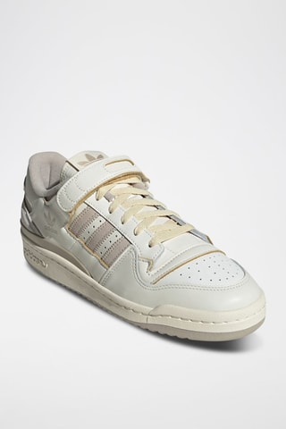 Leren Sneakers Forum 84 Low- Wit en Beige
