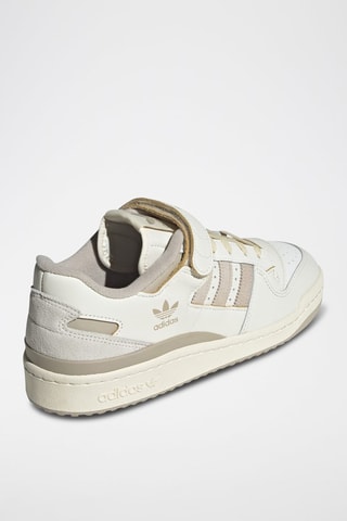 Leren Sneakers Forum 84 Low- Wit en Beige