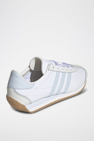 Leren Sneakers Country Og- Wit en Grijs