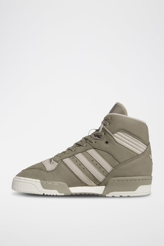 Hoge Leren Sneakers Rivalry Hi- Beige