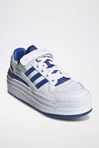Leren Platform Sneakers Triple Platforum - Wit