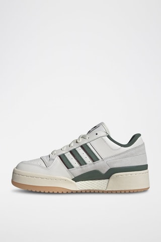 Leren Sneakers Forum Bold Stripes - Wit, groen en beige