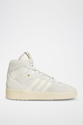 Leren Hoge Sneakers Rivalry Hi - Lichtgrijs