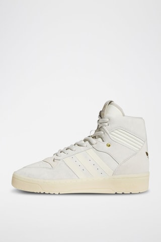 Leren Hoge Sneakers Rivalry Hi - Lichtgrijs