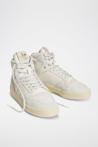 Leren Hoge Sneakers Rivalry Hi - Lichtgrijs