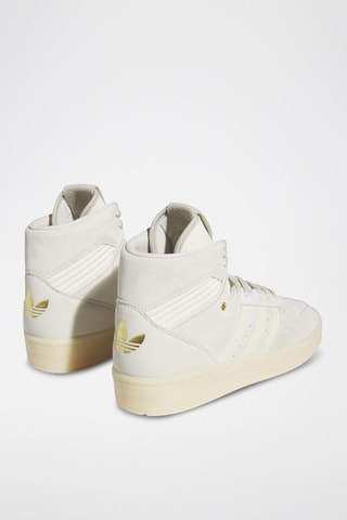 Leren Hoge Sneakers Rivalry Hi - Lichtgrijs