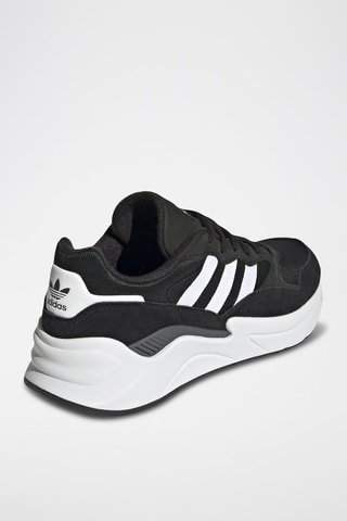 Nubuck Hardloopschoenen Adisuper- Zwart en Wit