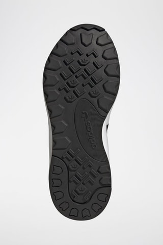 Nubuck Hardloopschoenen Adisuper- Zwart en Wit
