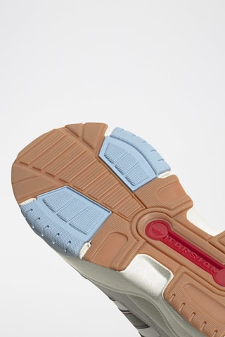 Nubuck Hardloopschoenen Retropy F90 - Wit en Lichtgrijs