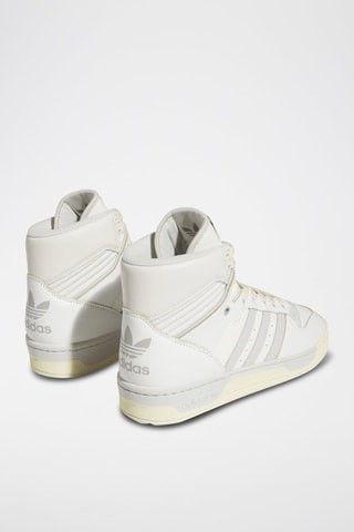 Hoge Leren Basketbalschoenen Rivalry HI - Wit