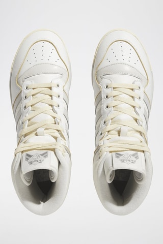 Hoge Leren Basketbalschoenen Rivalry HI - Wit