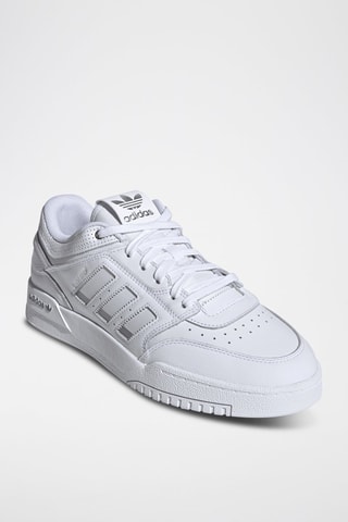 Leren Basketbalschoenen Drop Step Low - Wit