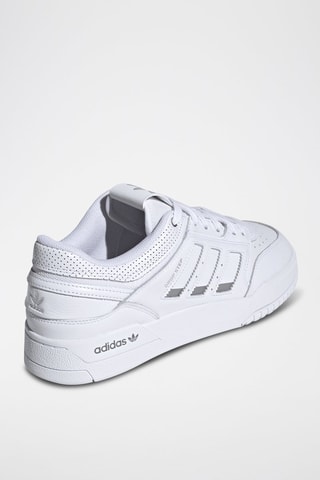 Leren Basketbalschoenen Drop Step Low - Wit