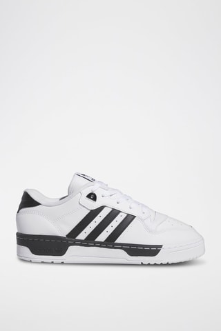 Leren Basketbalschoenen Rivalry Low - Wit