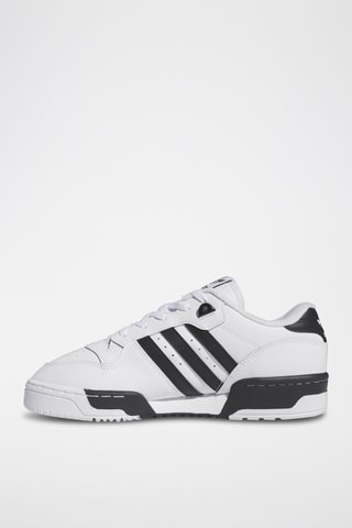 Leren Basketbalschoenen Rivalry Low - Wit
