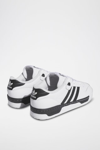 Leren Basketbalschoenen Rivalry Low - Wit