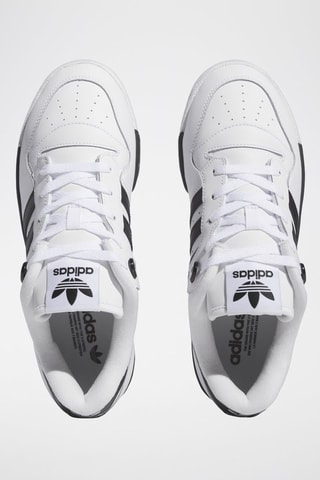Leren Basketbalschoenen Rivalry Low - Wit