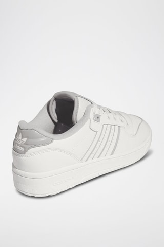 Leren Basketbalschoenen Rivalry Low - Wit