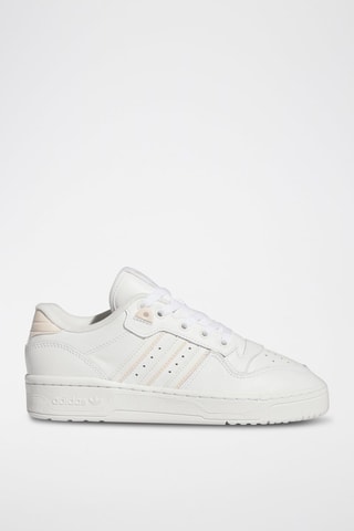 Leren Basketbalschoenen Rivalry Low - Wit