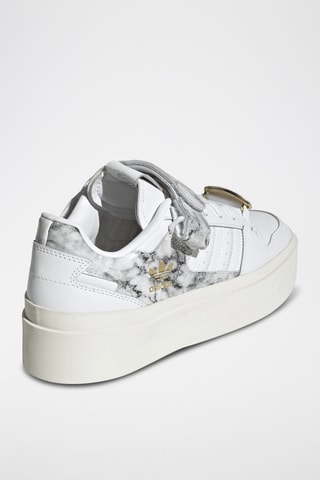 Leren Basketbalschoenen Forum Bonega - Wit