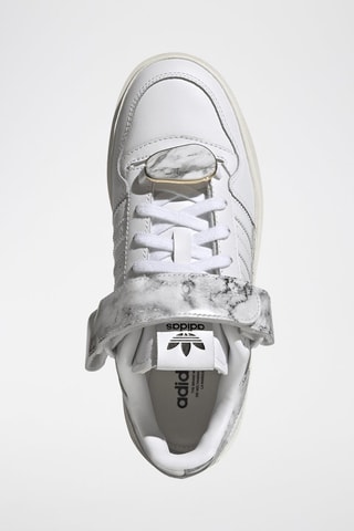 Leren Basketbalschoenen Forum Bonega - Wit