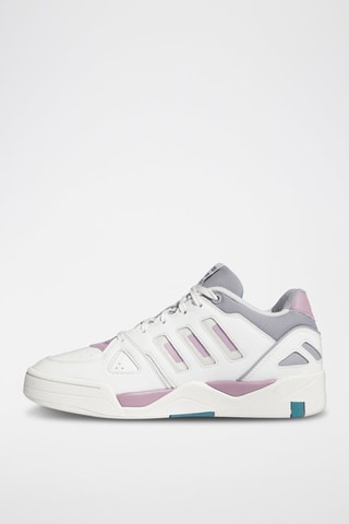Nubuck Basketbalschoenen Midcity Low - Wit