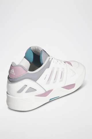 Nubuck Basketbalschoenen Midcity Low - Wit