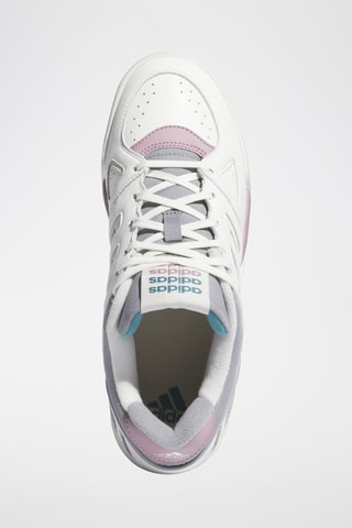 Nubuck Basketbalschoenen Midcity Low - Wit