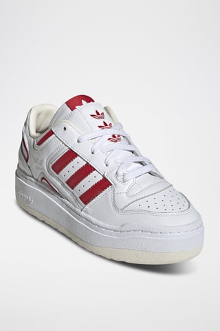 Leren Basketbalschoenen Forum Xlg - Wit