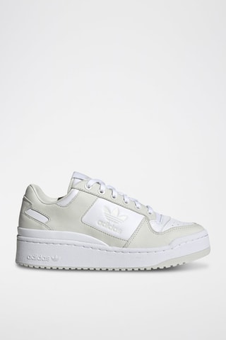 Gecoat Leren Platform Basketbalschoenen Forum Bold - Lichtgrijs