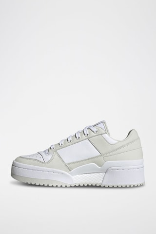 Gecoat Leren Platform Basketbalschoenen Forum Bold - Lichtgrijs