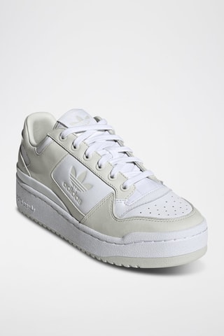 Gecoat Leren Platform Basketbalschoenen Forum Bold - Lichtgrijs