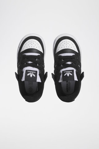 Leren en Nubuck Sneakers Forum Low - Zwart