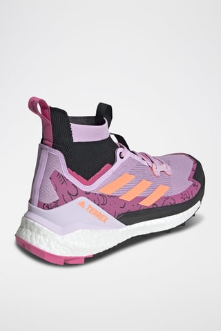 Wandelschoenen Terrex Free Hiker 2- Paars en perzikroze