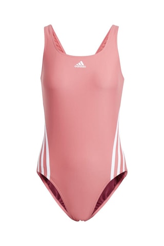 Badpak 3-Stripes- Roze