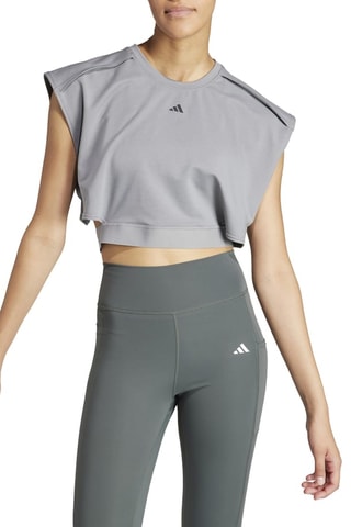 Hemd Power Crop T - Grijs