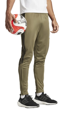 Voetbalbroek slim fit Tiro 23 - Olijfgroen 